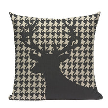 Load image into Gallery viewer, Nordic Home Decorative Cushion Covers Original Bear Deer Cushions Custom High Quality Decor 45Cmx45Cm Square Printed Pillow Case