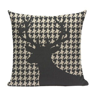 Nordic Home Decorative Cushion Covers Original Bear Deer Cushions Custom High Quality Decor 45Cmx45Cm Square Printed Pillow Case