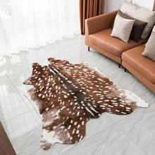 Load image into Gallery viewer, tiger printed Rug Cow Leopard Tiger Printed Cowhide faux skin leather NonSlip Antiskid Mat 94x100CM Animal print Carpet
