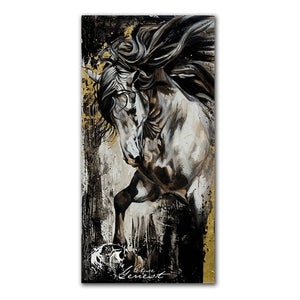 GoldLife Modern Horse Canvas Painting Animals wall art Pop Poster Painting Big Size Canvas Painting for Living Room No Frame
