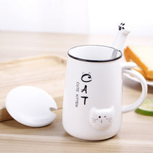 Load image into Gallery viewer, 400Ml Cute Cat Cafe Coffee Mug Drinking Cups Large Capacity Style Ceramic Milk Juice Breakfast Mugs Water Tea Big Cup Drinkware