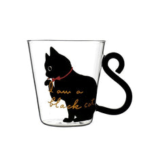 Load image into Gallery viewer, Justdolife 250ml Cute Creative Cat Milk Coffee Mug Water Glass Mug Cup Tea Cup Cartoon Kitty Home Office Cup For Fruit Juice